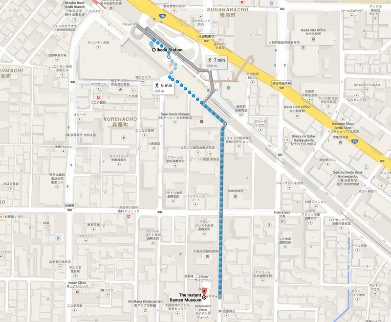 map ikeda station