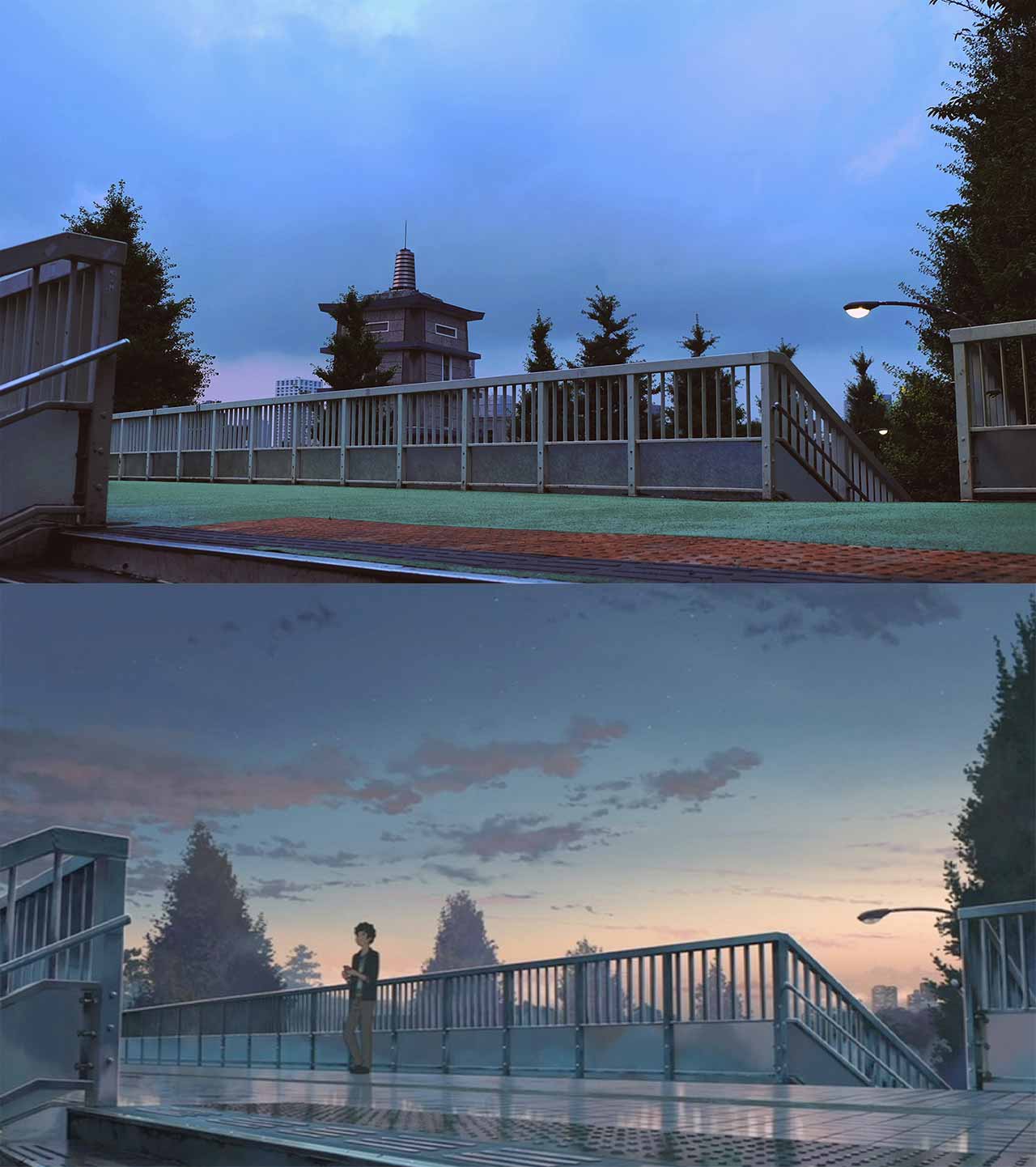 pedestrian bridge in your name